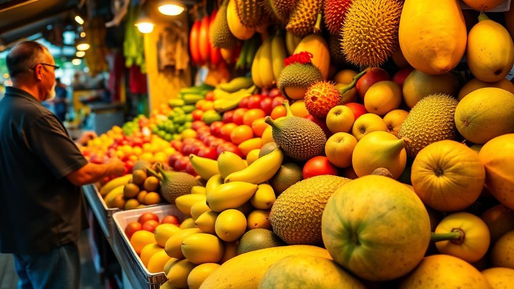 Fresh fruit market